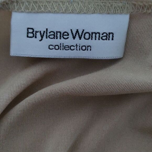 Byland Woman Collection gold sleeveless tunic SZ 28W - Picture 5 of 6